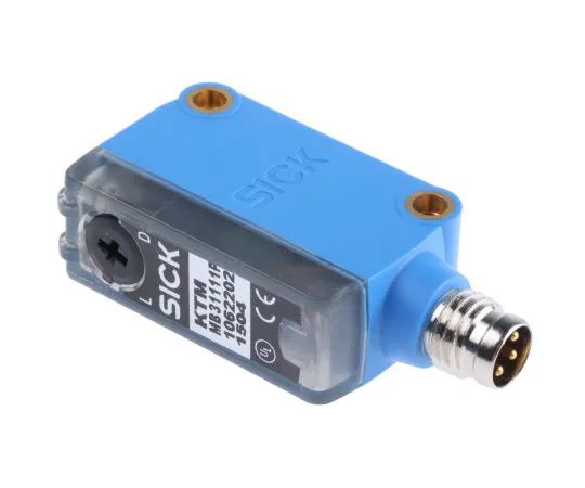63-5113-70　12.5 mm White LED Contrast Sensors, NPN, PNP, 100 mA, 12 → 24 V dc, IP67　KTM-MB31111P