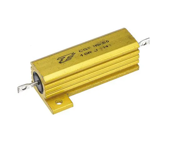 63-5020-41　TE Connectivity HSA50 Series Aluminium Ho***d Solder Lug Wire Wound Panel Mount Resistor, 10Ω ±5% 50W　HSA5010RJ