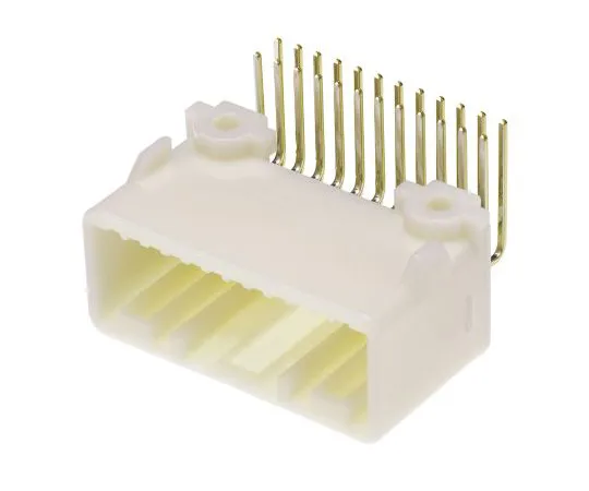 63-4999-73　TE Connectivity MULTILOCK 025 Female PCB Header, 2.2mm Pitch, 24 Way, 2 Row Right Angle　1318853-2