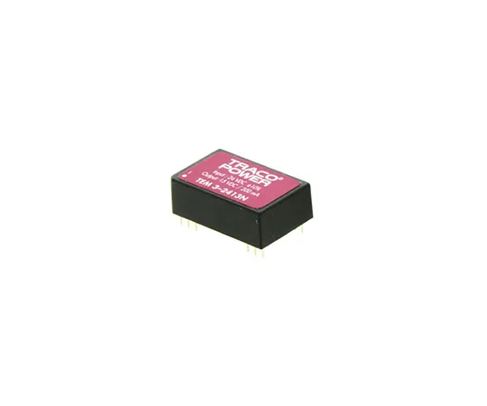 63-5102-47　TRACOPOWER TEM 3N 3W Isolated DC-DC Converter Through Hole, Voltage in 4.5 → 5.5 V dc, Voltage out ±15V dc　TEM 3-0523N