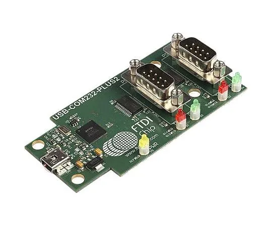 63-4963-25　FTDI Chip USB to RS232 (Dual) Adapter Board - USB-COM232-Plus2　USB-COM232-Plus2