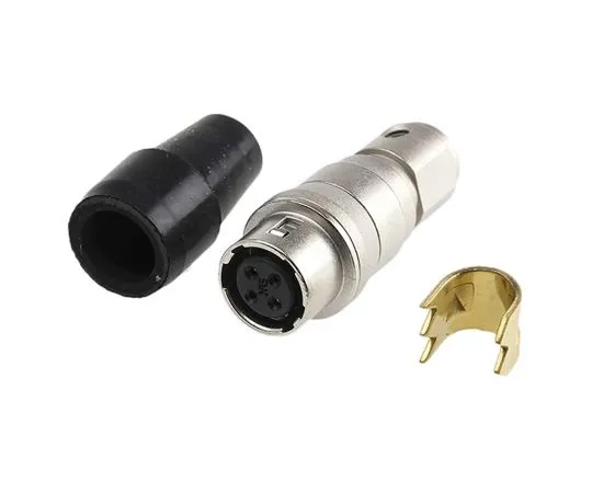 63-5079-37　Hirose HR10 Series Micro Cable Mount Connector, 4 contacts Socket　HR10A-7J-4S(73)