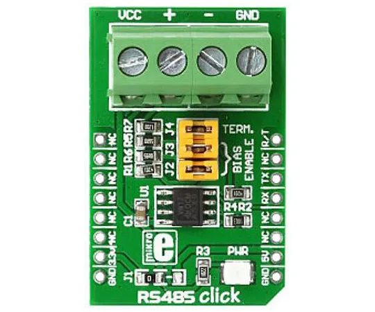 63-5181-28　MikroElektronika, MikroBus Click RS-485 Interface Add On Board - MIKROE-989　MIKROE-989