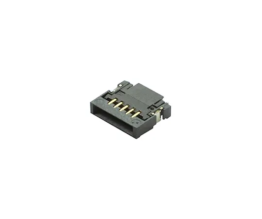 63-5086-07　Amphenol FCI SFVL 0.5mm Pitch 5 Way Right Angle SMT Male FPC Connector, ZIF Bottom Contact　59453-051110EDHLF