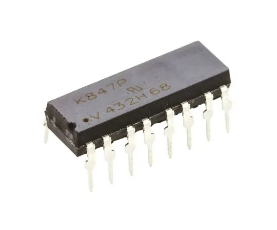 63-4993-33　Vishay, K847PH DC Input Transistor Output Quad Optocoupler, Through Hole, 16-Pin DIP　K847PH