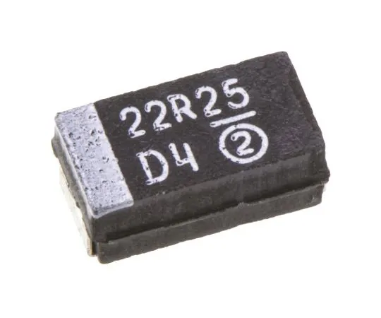 63-4959-90　Vishay Tantalum Capacitor 22μF 25V dc MnO2 Solid ±10% Tolerance TR3 Series　TR3C226K025C0400
