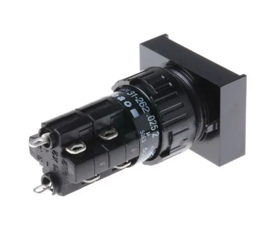 63-4968-43　Illuminated Push Button Switch, IP40, Panel Mount, Latching for *** with Series 31 -25°C +55°C　31-262.0252