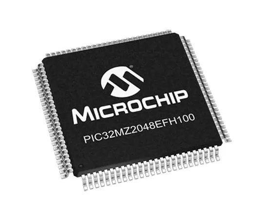 63-5172-08　Microchip PIC32MZ2048EFH100-I/PT, 32bit MIPS® MicroAptiv™ Microcontroller, 200MHz, 160 (Boot Flash) kB, 2.048 (Flash)　PIC32MZ2048EFH100-I/PT