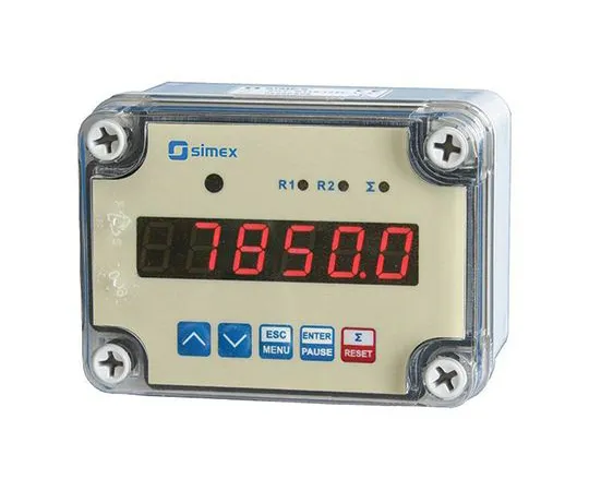 63-5176-90　Simex 6 Digit, LED, Counter, 5 kHz, 10 kHz, 230 V ac　SLIK-N118-1521-1-4-001