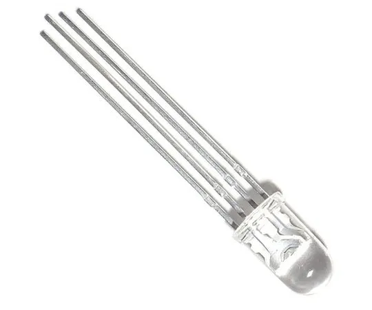 63-5151-36　2.5 V, 4 V RGB LED 5mm Through Hole, Kingbright L-154A4SUREQBFZGEW　L-154A4SUREQBFZGEW
