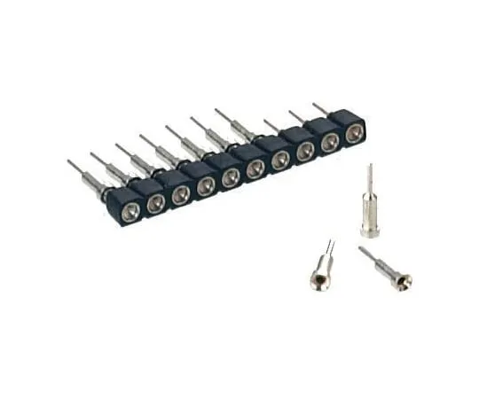 63-4983-36　10 Way Preci-Dip Straight Through Hole 2.54mm Socket Contact Carrier, Solder, 3A 100 V ac, 150 V dc　712-87-110-41-001101