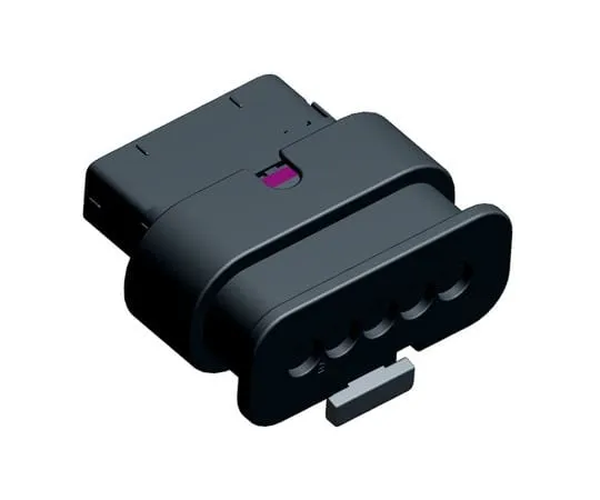 63-5174-67　TE Connectivity MCON Series, 1 Row 5 Way In-Line Mount Socket Housing　1-1718806-1