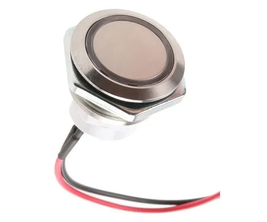63-4983-67　ITW Single Pole Single Throw (SPST) Momentary Blue LED Push Button Switch, IP67, 17.98 (Dia.)mm, Panel Mount　48M 112B