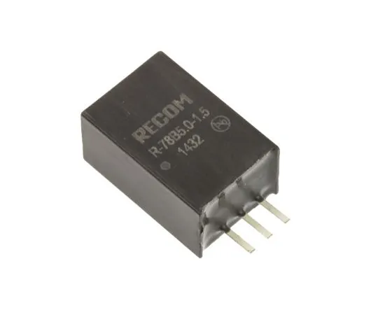 63-4938-27　Recom Switching Regulator, 6.5 → 18 V, 8 → 18 V Input, 5V dc Output, 1.5A　R-78B5.0-1.5
