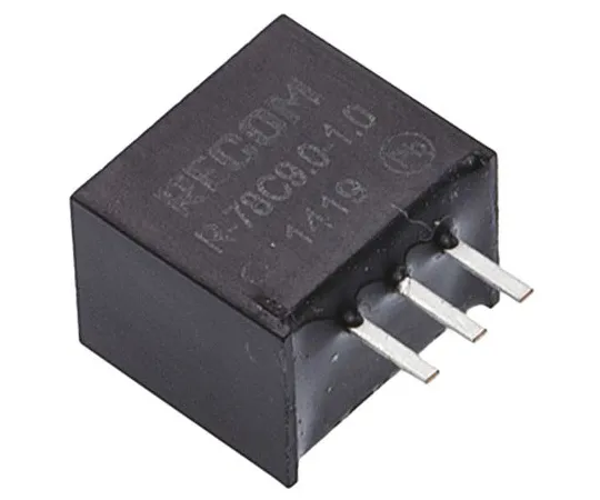 63-5043-88　Recom Switching Regulator, 12 → 42V dc Input, 9V dc Output, 1A　R-78C9.0-1.0