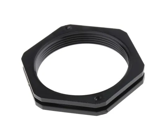 63-6553-16　RS PRO Black PA 6 Cable Gland Locknut, M50 Thread　127-530
