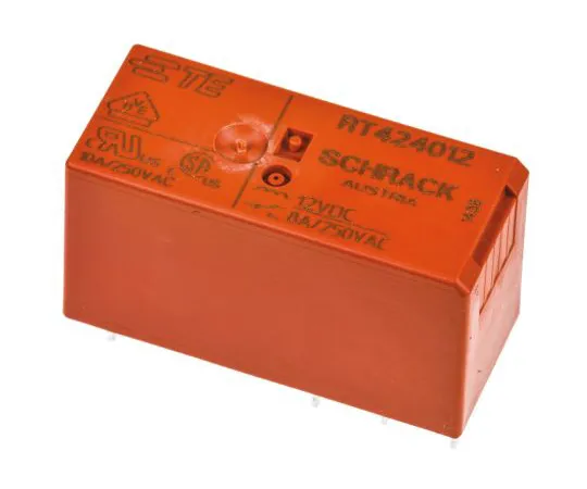 63-4947-51　TE ConnectivityRT2 DPDT Non-Latching Relay PCB Mount, 12V dc Coil, 8A　RT424012 6-1393243-3