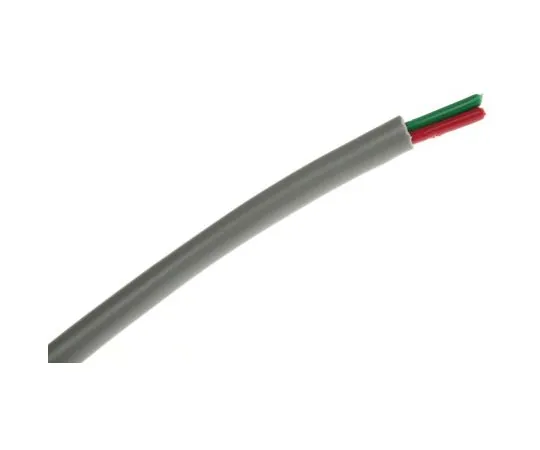 63-5126-64　RS PRO 1 Pair Unshielded Multipair Industrial Cable 0.64 mm²(Euroclass Eca) Grey 100m　812-4741