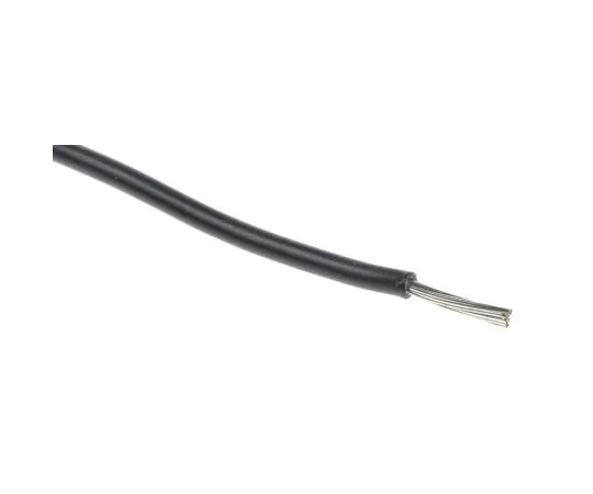 63-5157-20　RS PRO Black Hook Up Wire UL1007, 0.08 mm², 300 V 28 AWG, 100m　874-0361