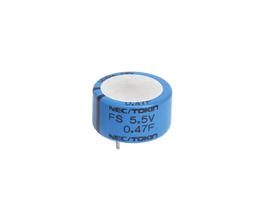 63-5104-29　KEMET 0.1F Supercapacitor EDLC -20 → +80% Tolerance Supercap FS Series 5.5V dc Through Hole　FS0H104ZF