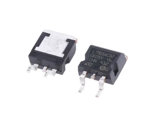 63-4961-84　STMicroelectronics, -5 V Linear Voltage Regulator, 1.5A, 1-Channel Negative, ±2% 3-Pin, D2PAK L7905ACD2T-TR　L7905ACD2T-TR