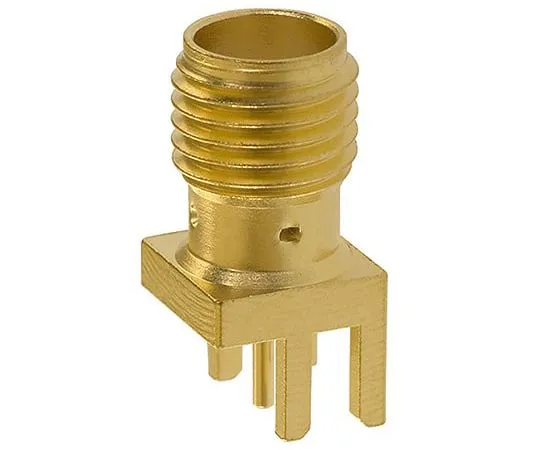 63-5162-50　Cinch Connectors Straight 50Ω Edge Mount SMA Connector, Solder Termination　142-0711-821