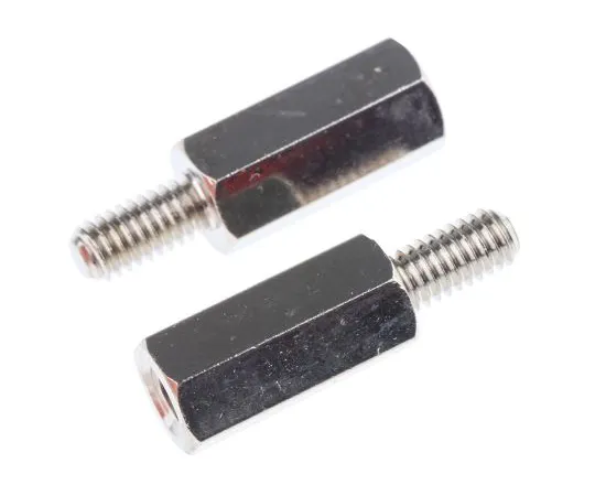 63-5120-97　RS PRO Brass Hex Standoff Male/Female, 15mm, M4 x M4　806-6727
