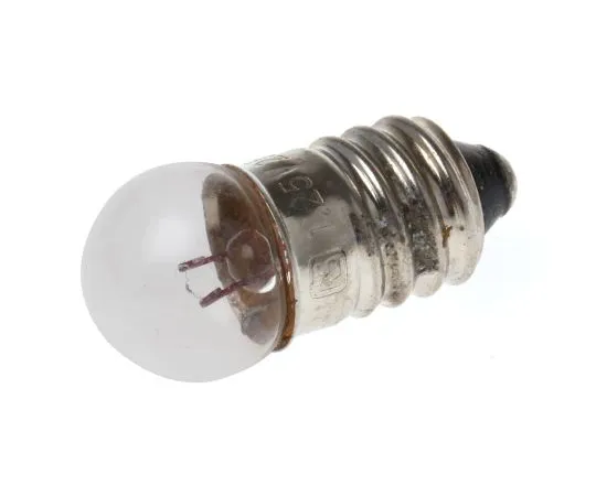 63-6546-79　E10 Indicator Light, Clear, 1.25 V, 250 mA, 10h　104-856