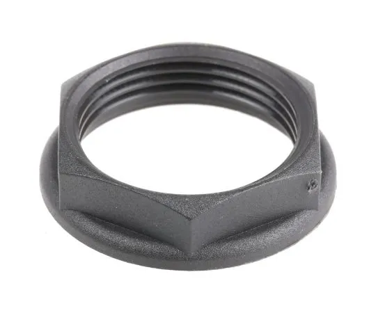 63-6553-26　RS PRO Black PA 6 Cable Gland Locknut, M25 Thread　127-653