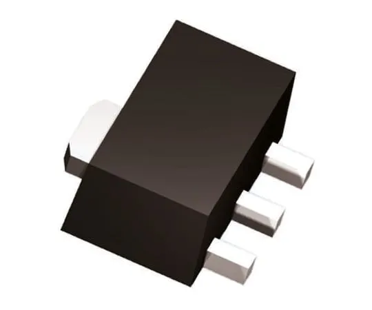 63-5138-06　ROHM 2SD1834T100 NPN Darlington Transistor, 1 A 60 V HFE:2000, 3-Pin MPT　2SD1834T100