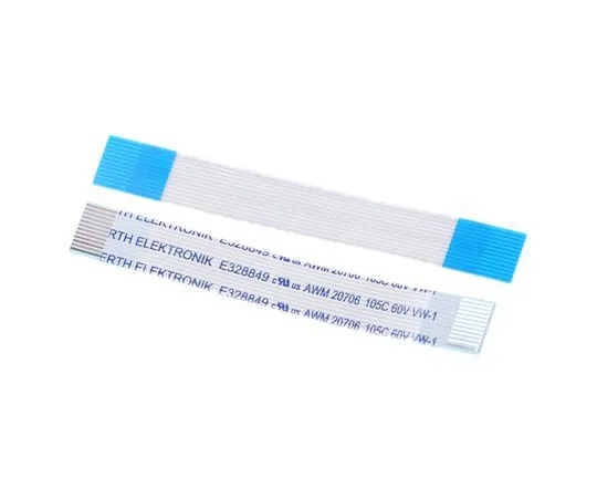 63-5077-57　Wurth Elektronik 6876 FFC Jumper Cable, 0.5mm Pitch, 12 Way, 50mm Cable Length, 500 mA, 60 V ac　687612050002