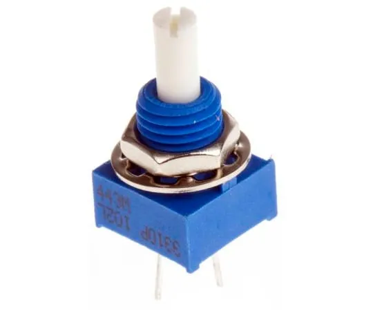 63-4969-19　Bourns 1 Gang Rotary Conductive Plastic Potentiometer with a 3.18 mm Dia. Shaft, 1kΩ, ±20%, 0.25W, Linear 3310P-001-102L　3310P-001-102L