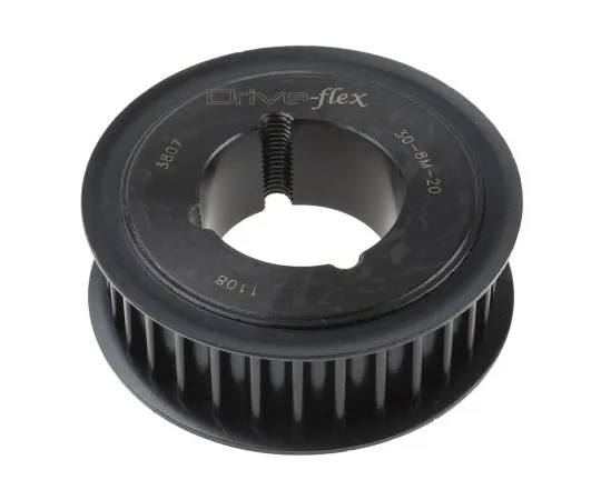 63-6573-15　RS PRO Timing Belt Pulley, Steel 28mm Belt Width x 8mm Pitch, 30 Tooth　183-293