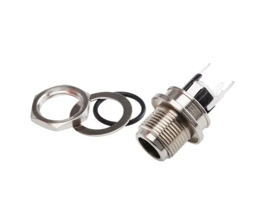 63-5160-07　Switchcraft PCL7, DC Power Plug Rated At 5A, 30 V dc, Through Hole, length 26.3mm, Silver Plate, IP68　PCL722AS