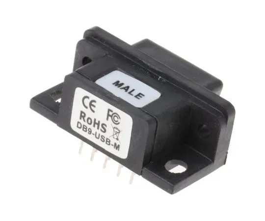 63-5010-60　FTDI Chip, Male DB9 Format USB to RS232/UART Converter Module - DB9-USB-M　DB9-USB-M