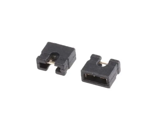 63-4940-20　ASSMANN WSW Jumper Female Straight Black Open Top 2 Way 1 Row 2.54mm Pitch　AKSNT/G BLACK