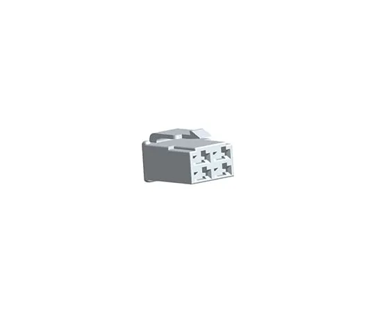 63-4947-40　TE Connectivity AMP 250 Series, 4 Way Nylon 66 Crimp Terminal Housing, 6.35mm Tab Size, Natural　172134-1