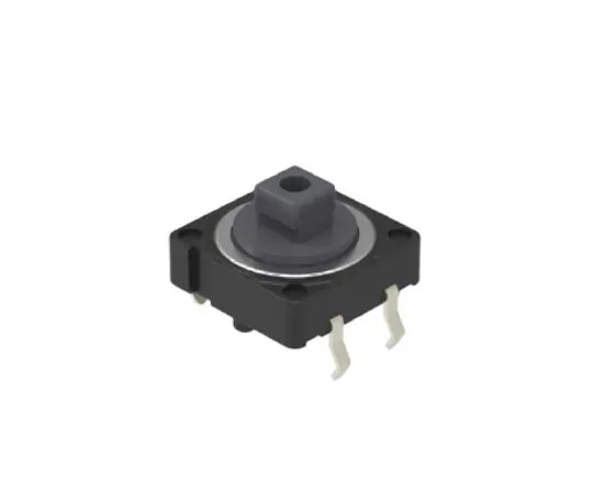 63-5179-43　Grey Cap Tactile Switch, Single Pole Single Throw (SPST) 50 mA 3mm Snap-In　SKHCBGA010