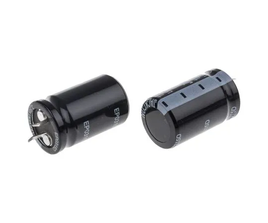 63-4987-70　RS PRO 100μF 400V dc Aluminium Electrolytic Capacitor, Through Hole 22 (Dia.) x 35mm +105°C 22mm 10mm 35mm　706-3294