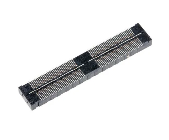 63-5082-42　Samtec QSH Series 0.5mm Pitch 120 Way 2 Row Straight PCB Socket, Surface Mount, Solder Termination　QSH-060-01-L-D-A