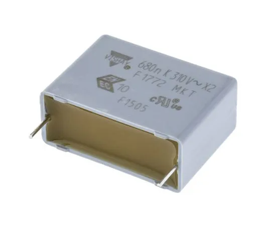 63-6550-33　Vishay 680nF Polyester Capacitor PET 310V ac ±10% F1772 Series Through Hole　F17724682000