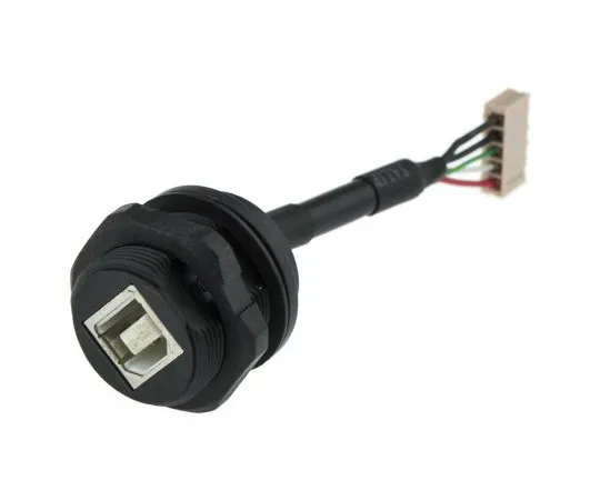 63-5043-97　Amphenol 1 Port Straight Panel Mount Male to Female Version USB-B Type B USB Connector　USBBF7