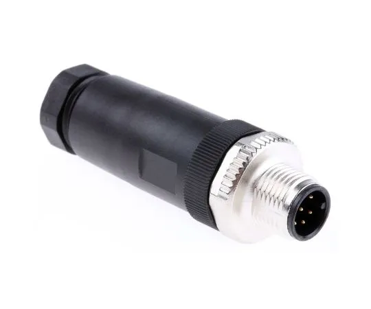 63-4988-60　Binder 713 Series M12 Cable Mount Connector, 8 contacts Plug　99-0487-12-08