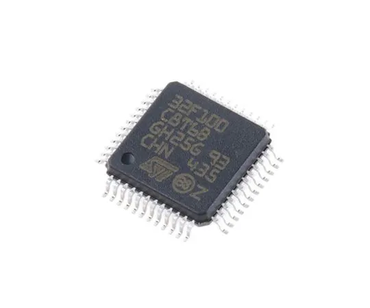 63-5023-91　STMicroelectronics, 32bit ARM Cortex M3 Microcontroller, 24MHz, 64 kB Flash, 48-Pin LQFP　STM32F100C8T6B