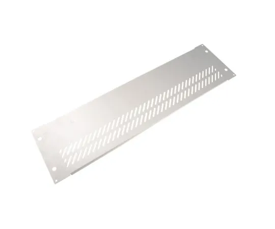 63-6570-75　Rear Panel, 3U, 84HP, Ventilated, Grey, Steel　179-099