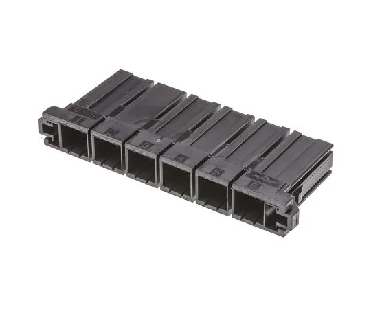 63-4988-08　TE Connectivity Dynamic 5000 Female Connector Housing, 10.16mm Pitch, 6 Way, 1 Row　1-179958-6