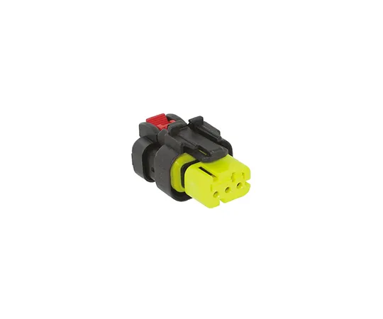 63-5096-30　TE Connectivity AMPSEAL 16 Series, 776429 Series Number, 1 Row 3 Way Cable Mount Plug Connector Assembly, with Crimp　776429-3