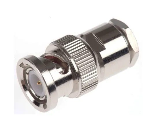 63-4980-98　Amphenol Straight 50Ω Cable Mount BNC Connector, Plug, Nickel, Clamp Termination, RG122, RG133, RG133A, RG303, RG58,　B1141A1-ND3G-1-50