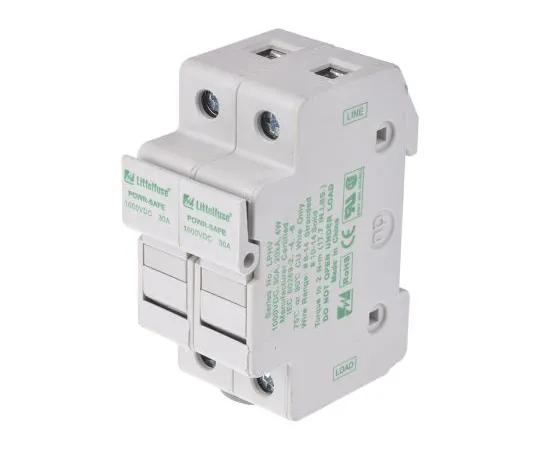 63-5133-63　Littelf*** 30A Rail Mount F*** Holder for 10 x 38 mm F***, 1000V dc　LPHV0002Z