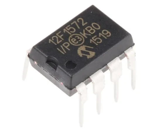 63-5121-78　Microchip PIC12F1572-I/P, 8bit PIC Microcontroller, 16MHz, 3.5 kB Flash, 8-Pin PDIP　PIC12F1572-I/P